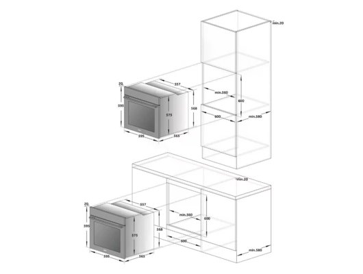 Духовой шкаф HAIER HOQ-F6CASGB